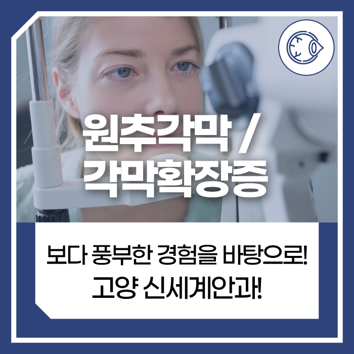 풍산역안과 각막확장증의 주요 증상은?